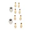 10PCS Brass Collet Chuck Set Precision Quick Change Drill Chuck  Electric Drills