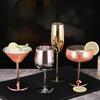 Stainless Steel Wine Glass Creative Highball Cup Unbreakable Metal Champagne Cocktail Barware