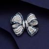 Bowknot Brooches Fashion Statement Brooch Evening Party Brooch Unique Bowknot Clothing Jewelry Present for Women Girl