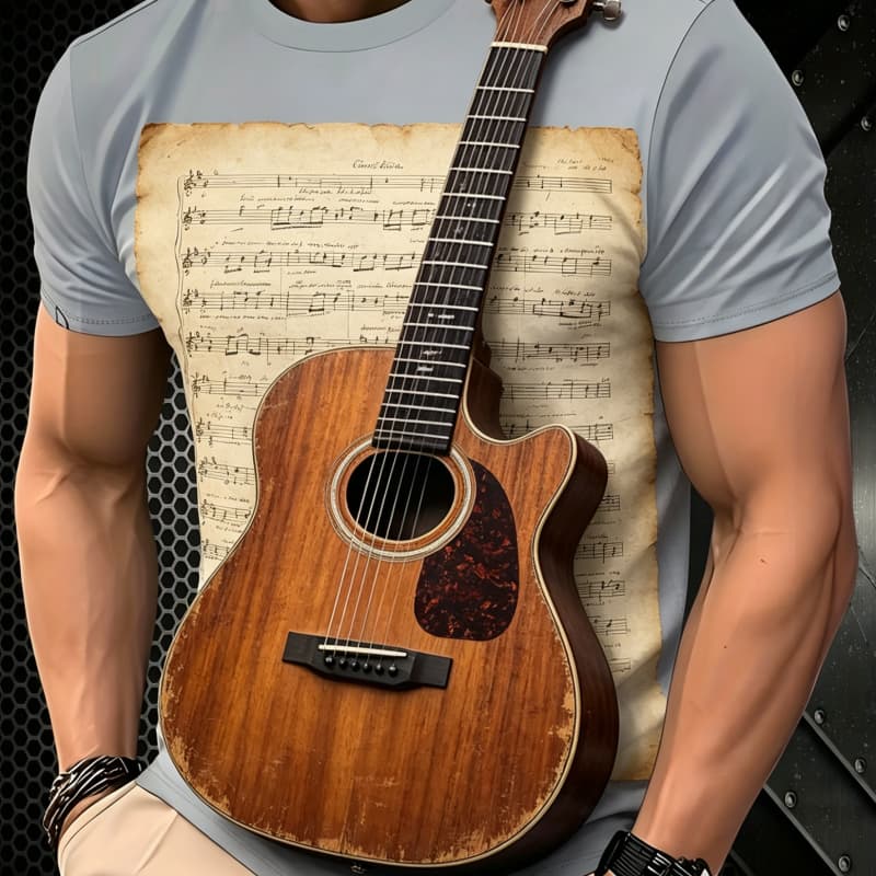 

Men s Fashion 3D Printed Men s T-Shirt Round Neck Short Sleeve Trendy Street Wear XL