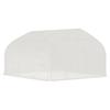 Garden Tunnel Greenhouse 10.4 m² Anti-UV Garden Greenhouse Roll-Up Zipped Door Mesh Windows 350 x 300 x 200 cm White