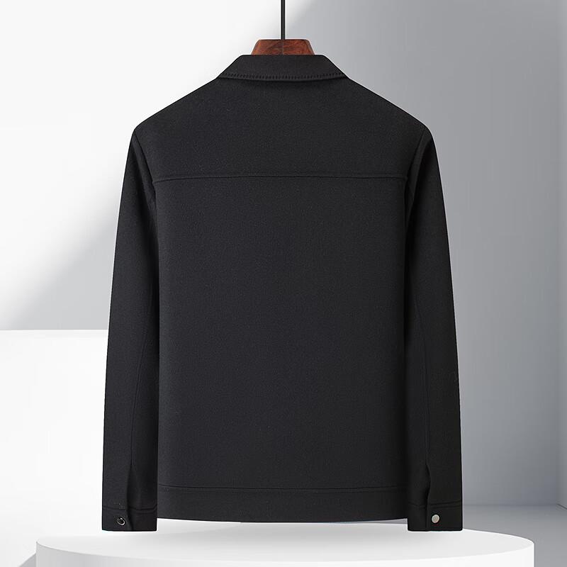 FAPAI Men's Merino Wool Blend Detachable Down Liner Wool Jacket