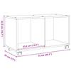 Mobile Grey Sonoma Cabinet 72 x 33 x 42.5 cm Particleboard