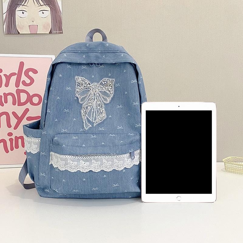 Schoolbag new niche butterfly backpack sports outdoor schoolbag large capacity 1011 leisure going college backpack