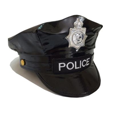 For Police Officer Hat Costume Uniform Hat For Women Newsboy Hat for Police Costume Halloween Party Costume Props