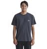 Quiksilver Men's US Cotton Short Sleeve T-Shirt with Embroidered Print (QST241011 CHC1)