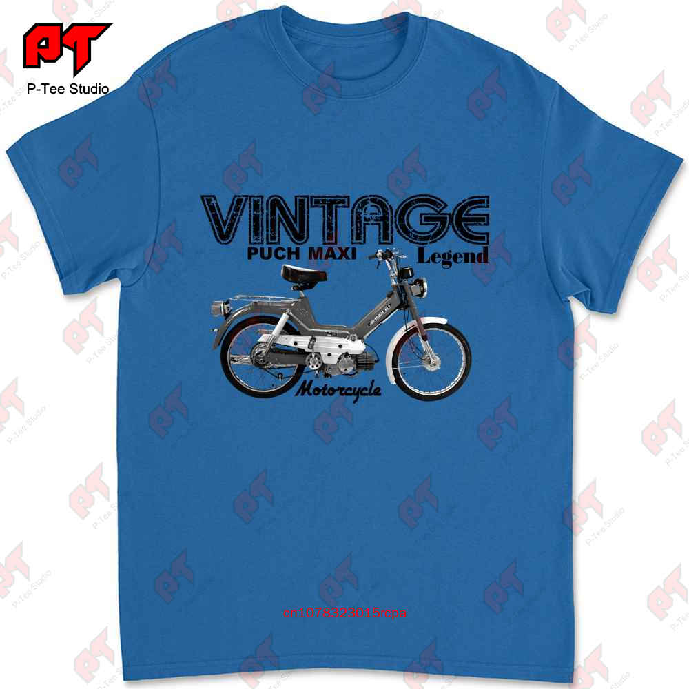 Puch Maxi Vintage Motorcycle Classic Bike Tshirt DC1Z