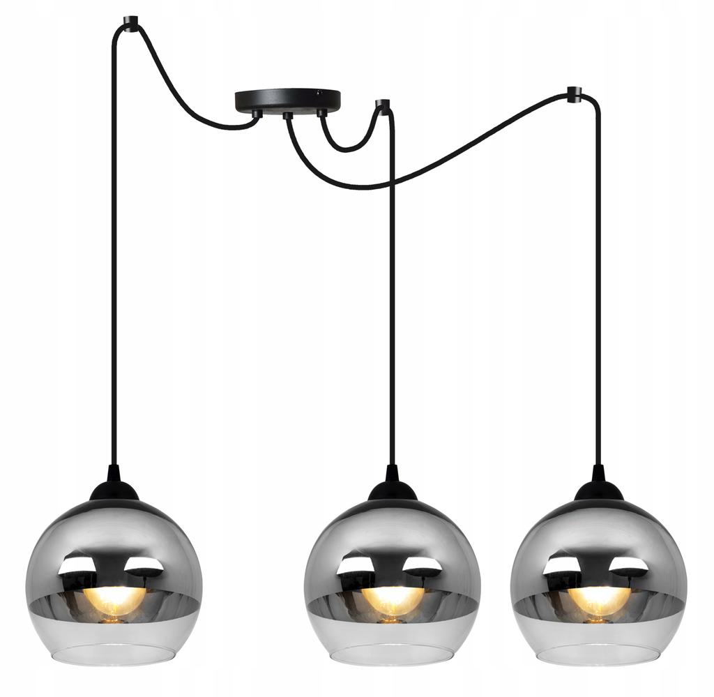 ELEGANT CHROME LED SPIDER HANGING LAMP