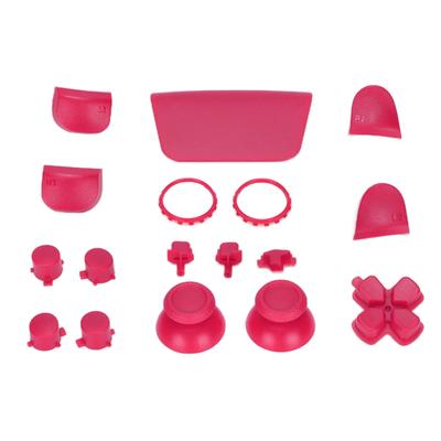 Ersatztasten L2 R2 Vollständiges Tasten-Set Ersatztaste Reparatur-Set für PS5 ControllerPink