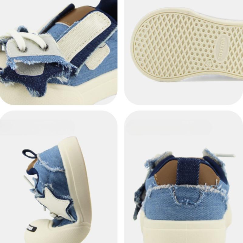 Корейская версия Laughing Classmates Детская парусиновая обувь для мальчиков и девочек — фото 10