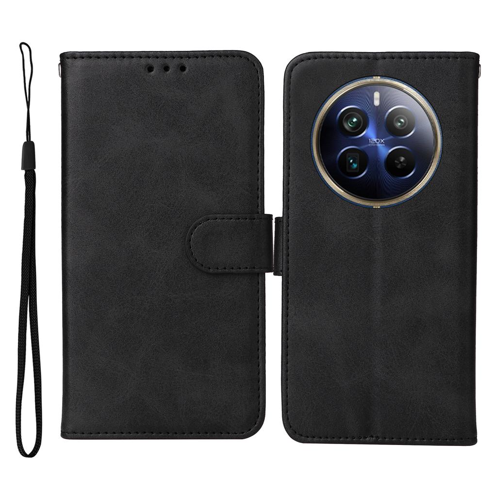 For Realme 12 Pro 5G/12 Pro+ 5G Case Leather Folding Stand Phone Cover with 3 Card Holder