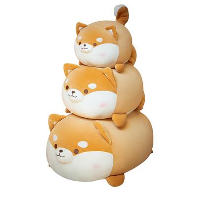 Carino grasso Shiba Inu giocattoli di peluche cartone animato animale cuscino bambole di cane adorabili farcito morbido cuscino regalo Kawaii per il bambino