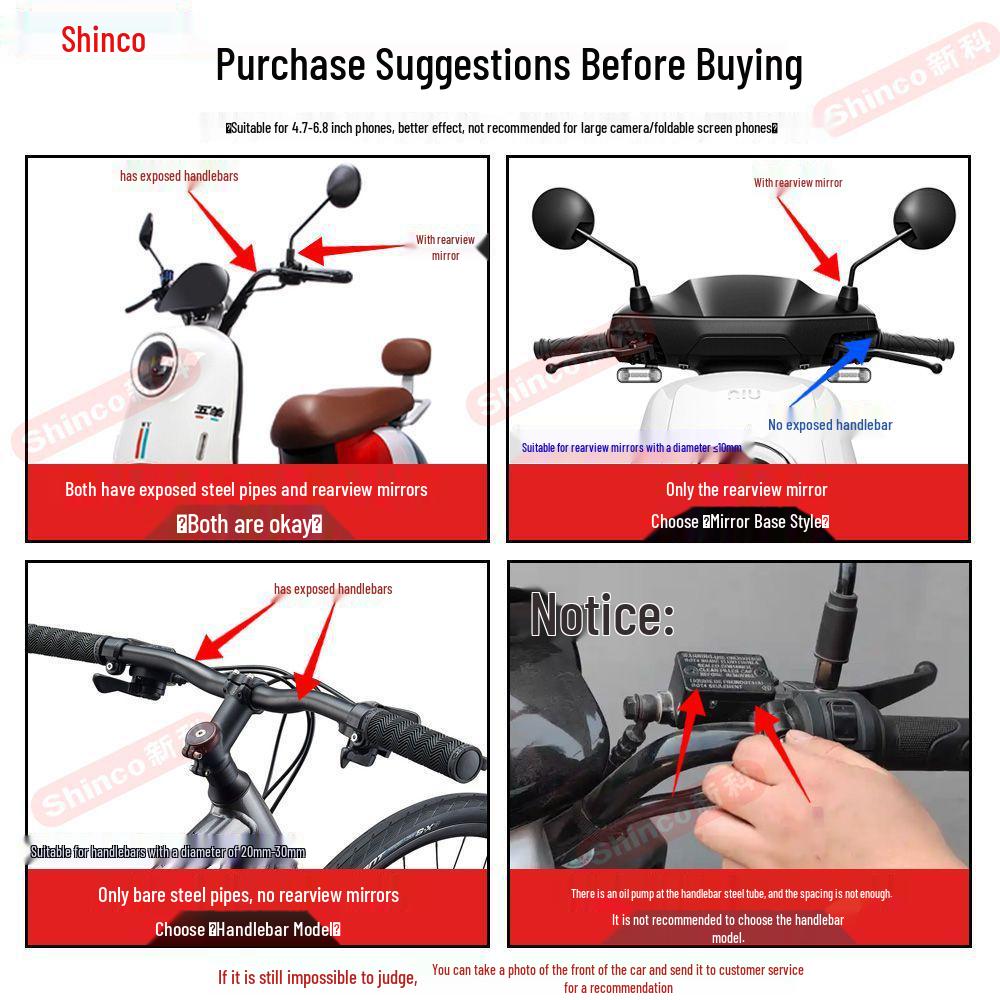 Shockproof Phone Holder for Electric Vehicle - Anti-Shake, Small Helmet, Windmill Design for Motorcycle Delivery Riders