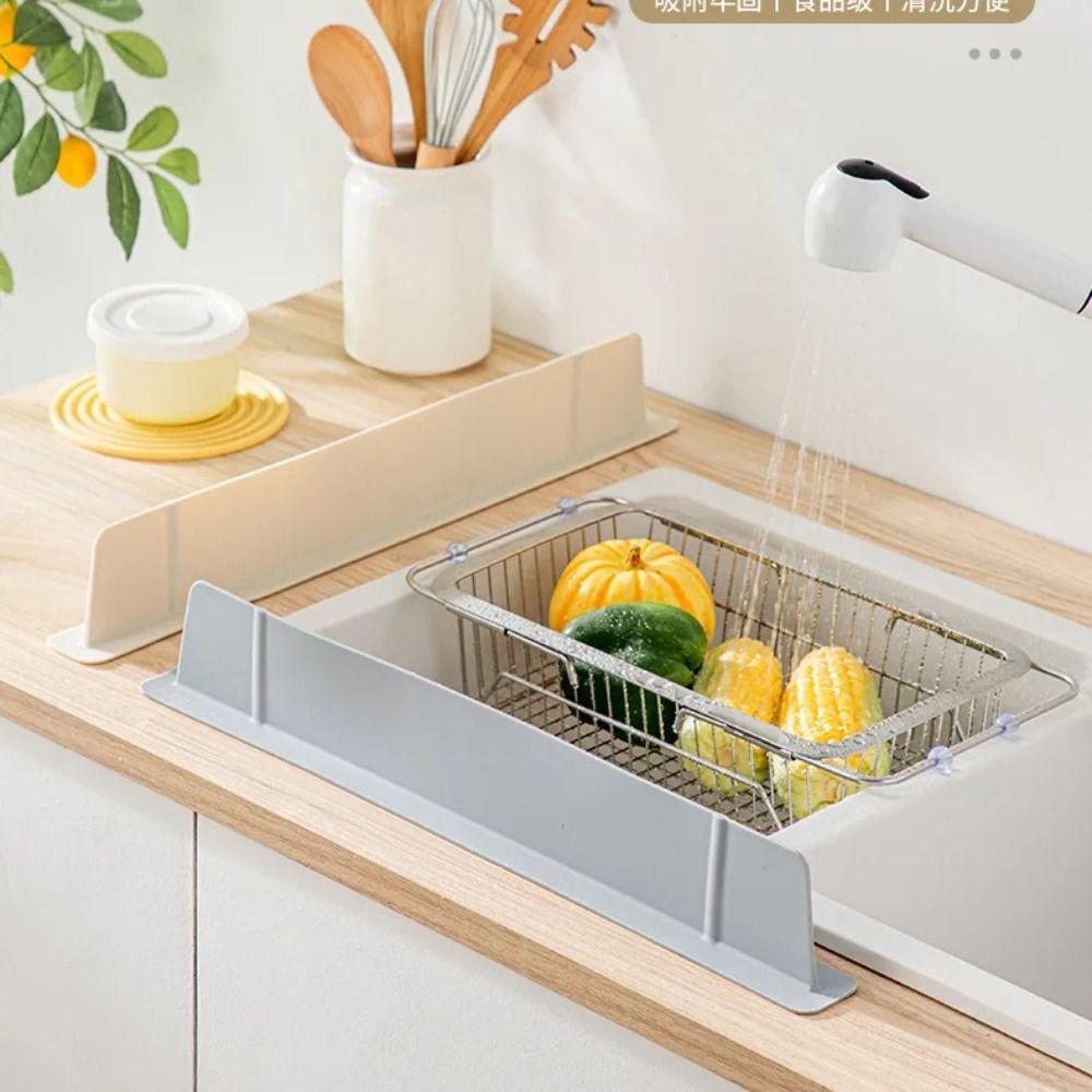 Splash Guard Silicone Sink Splash Guard Anti-Splash Sink Water Splash Guard Sink Area