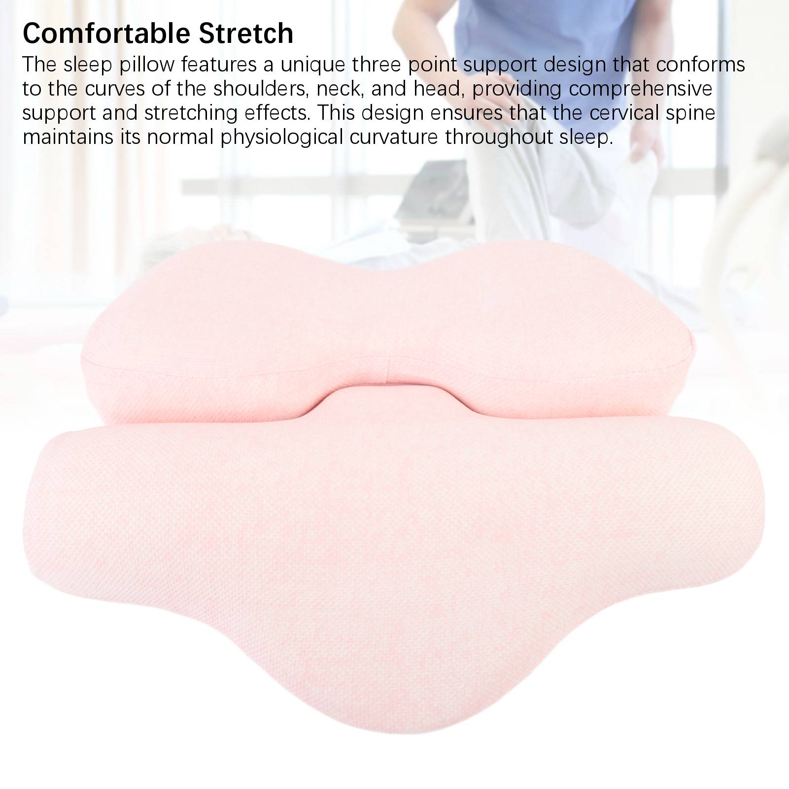 

Подушка для шеи Подушка для сна из пены с памятью Эргономичная подушка с поддержкой шеи для дома, салона красоты