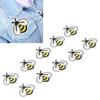20pcs Embroidered Bee Embroidered Patches Bee Shape Sewing Patches Decoration Iron On Patches  Dress