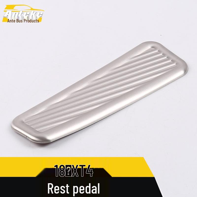 XT4 Pedal Decorative Panel: Electroplated Rest, Accelerator & Brake Pedal Accessories for 18 Models