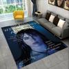 Tappeto Tappeto Stella Cantante Billie Eilish alla Moda per Stanza dei Giochi Camera da Letto Soggiorno Divano Decorazioni per la Casa, Tappeto Area Bambini Tappetino Antiscivolo