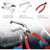 3 PCS Automotive Electrical Connector Disconnector Pliers,Carbon Steel Non-Slip Handle,60 High-Bend Rake Pliers,Wire Stripper Tool,Electrical