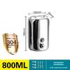 New Stainless Steel Soap Dispenser Leakproof Design Refillable Manual Soap Dispenser Wall-mounted Handwash Dispenser Washroom