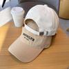 Breathable Embroidered Letter Peaked Cap Anti-UV Women Sunshade Hat Men Baseball Hat  Spring