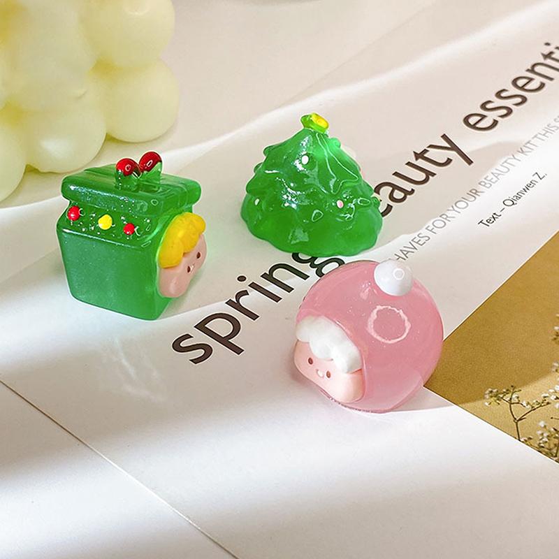 

8Pcs Mini Luminous Doll Statue Decoration Car Dashboard Home Ornaments Accessories