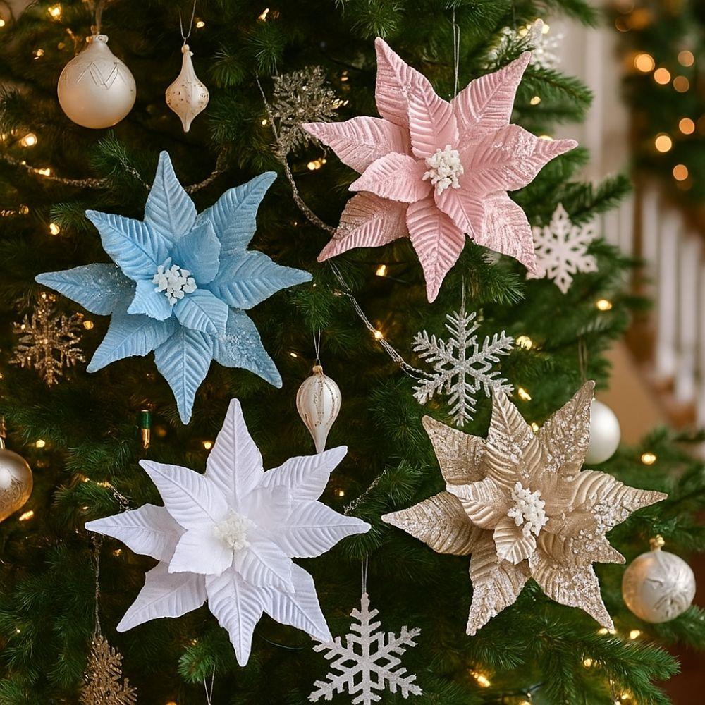 30cm Pearl Christmas Flower Beautiful Christmas Tree Decoration  Christmas Holiday