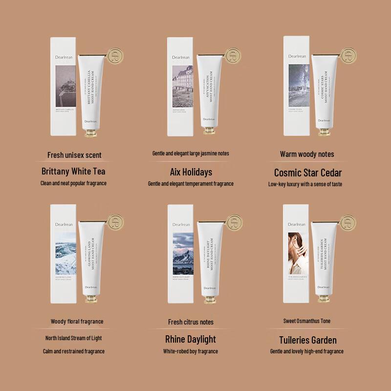 Dear Irean Brittany White Tea Fragrance Hand Cream (3-Pack)