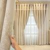 Luxury New European Style Curtains for Living Room Bedroom Double Layer Tulle Gauze Extravagance Embroidered Window Screens