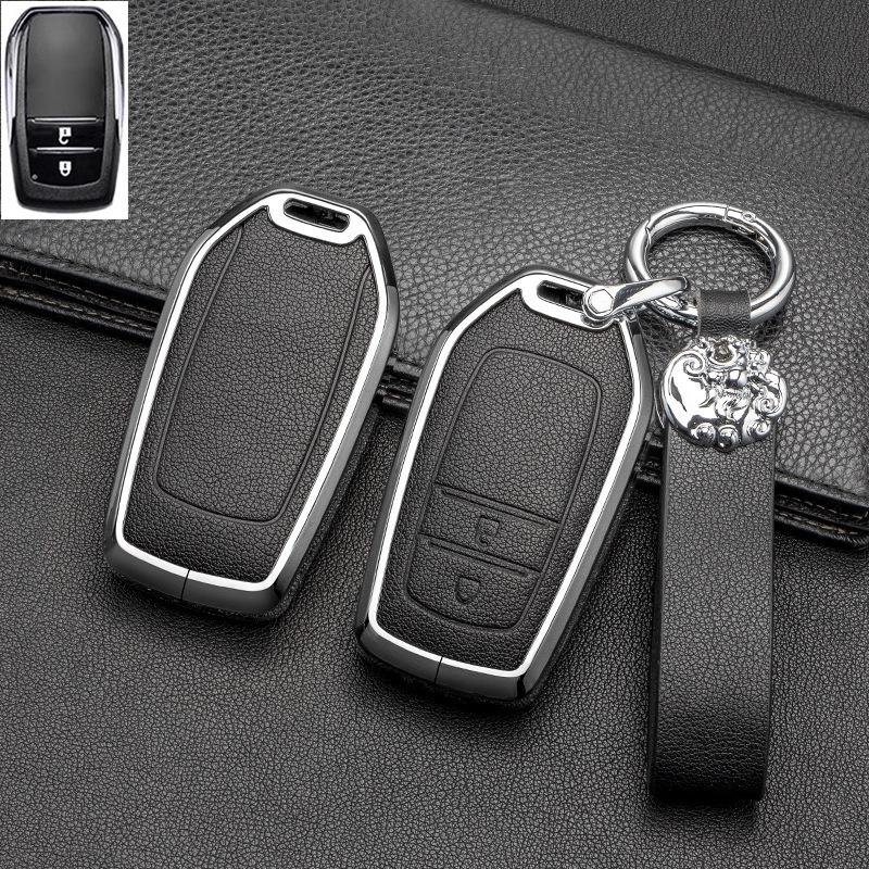 Full-Cover Metal Key Case for Toyota Corolla, RAV4, Rongfang, Wilanda, Levin, Camry