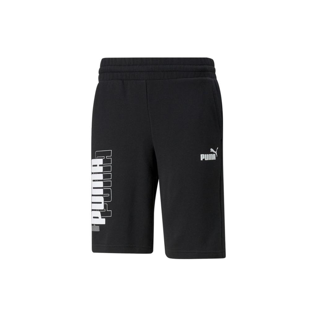 Puma Letter Print Casual Breathable Sports Shorts Men shorts Black 847380-01