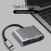 USB-C to HDMI/VGA Docking Station: Phone-to-Monitor Screen Mirroring Converter