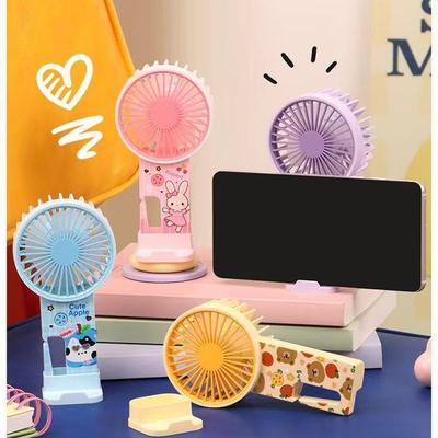 Summer Cartoon USB Rechargeable Mini Portable Fan