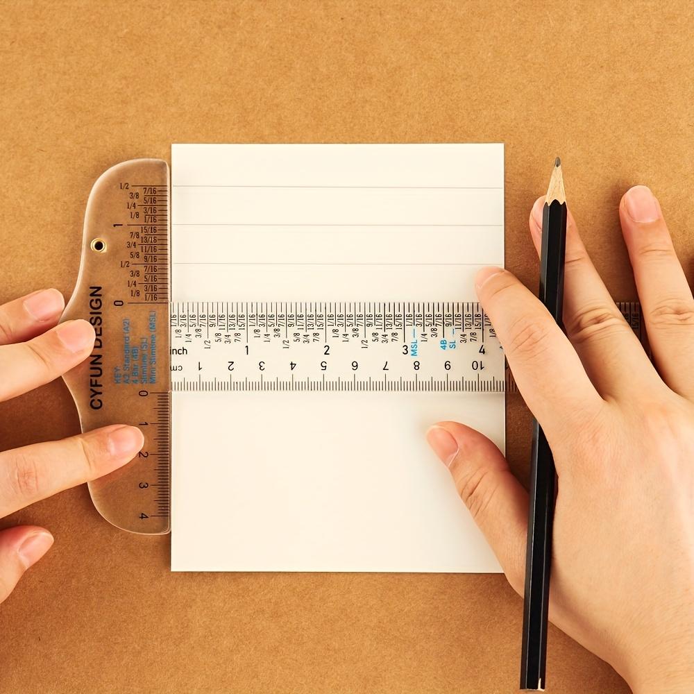 

A Must-Have T-Square Made of Transparent Acrylic, Perfect for Making Tasks on Cardstock,Clear and Precise