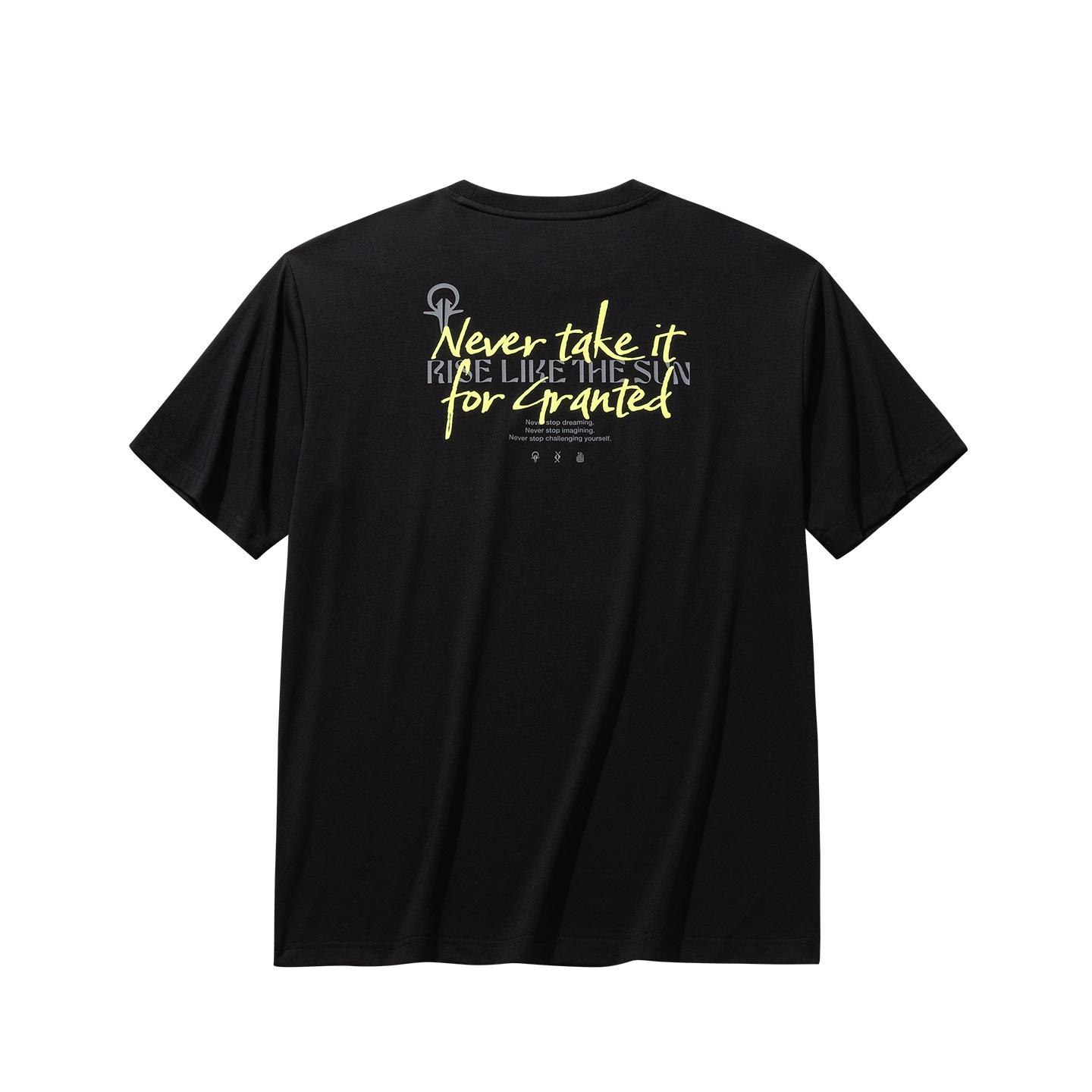 Anta Kyrie Series Classic Logo Print Casual Simple Fashion Comfortable Versatile Short Sleeve T-Shirt Unisex Tops 972621123-2 XS