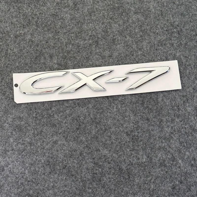 3D ABS CX-4 CX-5 Car Letter Badge Logo QHRUE Trunk Decorative Sticker For Mazda 2 3 6 CX50 CX60 CX30 CX7 CX90 Demio black Accessories
