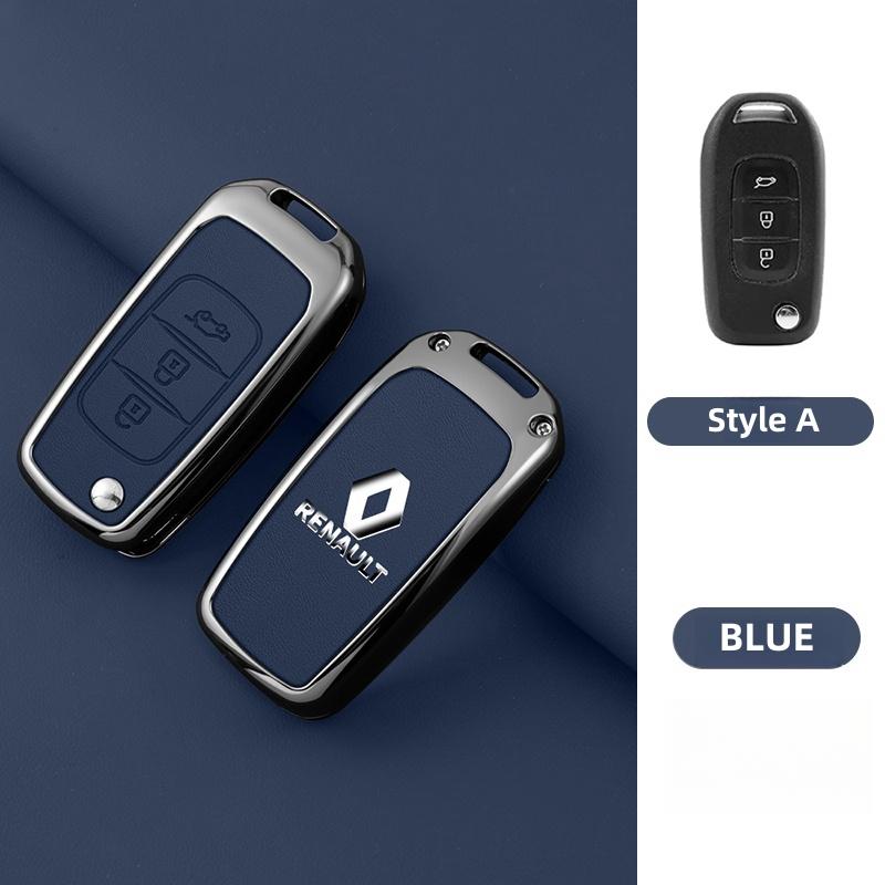 

Interior Stickers Alloy Car Key Case Cover For Renault RS Duster Captur Clio Logan Megane Koleos Scenic Nema Fluence Zoe Kadjar
