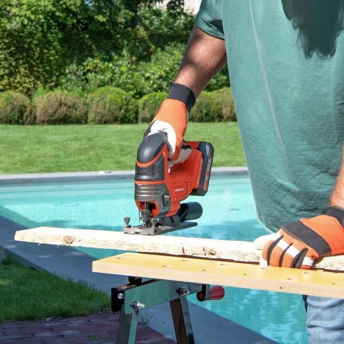 Pack 5 outils - DUAL POWER - 20 V - Perceuse/visseuse + meuleuse d'angle + multi outil oscillant + scies (circulaire, sauteuse)