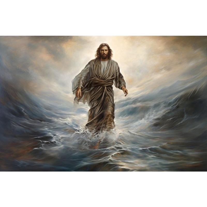 Vintage Religion Jesus Christ Bible Verse Art Poster Canvas Painting Wall Print Picture Living Room Home Decor Aesthetic Decor