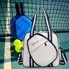 Batoh navržený pro vybavení na pickleball, držák na rakety vhodný na cestování
