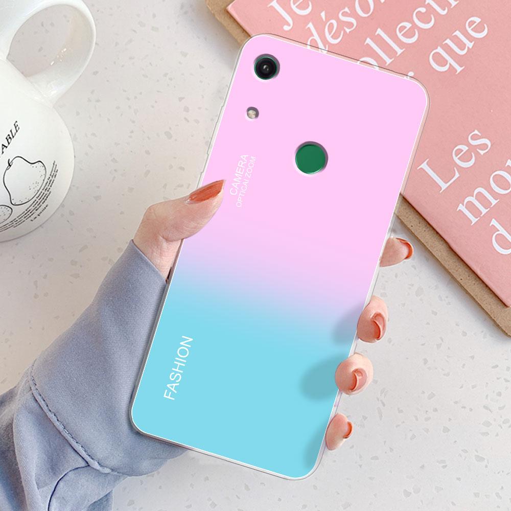 For Honor 8A Case Cover Honor 8A Pro Chic Girl Marble Silicone Clear Phone Cases for Honor 8A JAT-LX1 8 A Honor 8A Prime Bumper