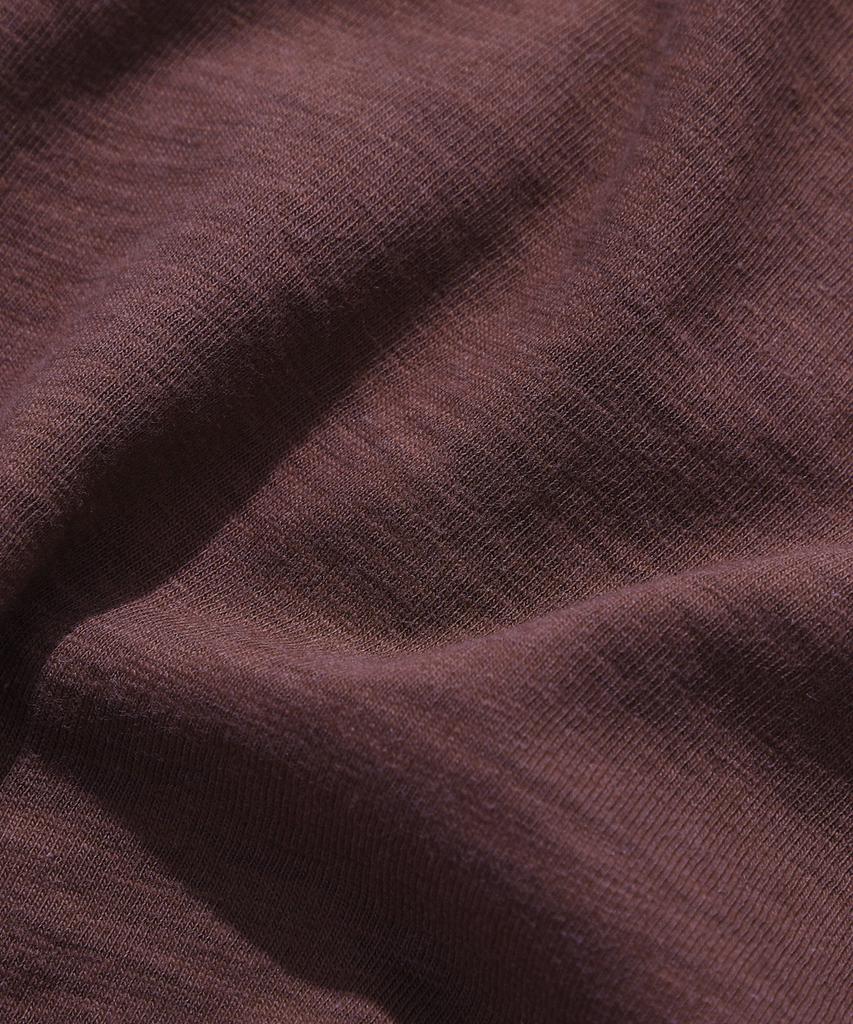 KIIMUIR [Crop] Flashmove Ringer Crop Short Sleeve T-Shirt_Burgundy