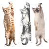 Men Tie Realistic 3D Cat Pattern Smooth Feel Neck Tie Funny Kitten Design Tie Weddings Parties Office Wear