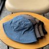 Tooling wind camping washed solid color bucket hat men versatile face covering hip hop street hat retro basin hat