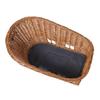 BASIL Bicycle Basket for Pets, Passja Dog Rear Basket MIK2.0, Natural