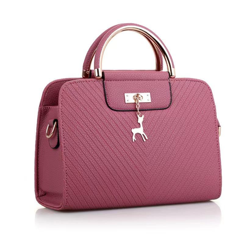 Taizhou Damen Tasche kleine quadratische Tasche PU Damen Tasche einfarbige Handtasche Umhängetasche Schultertasche Mode