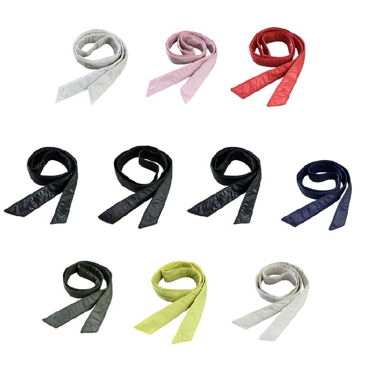 Solid Color Thin Belt Casual Solid Down Jacket Coat Decorative Waist Belt Bands