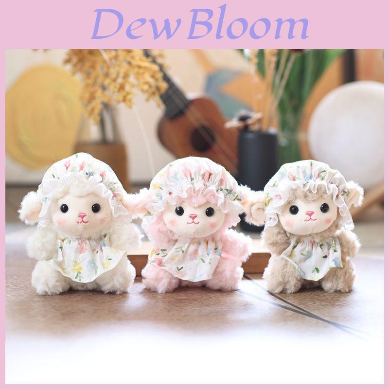 Cute Baby Sheep Stuffed Doll With Pp Cotton Filling For Bag Decor And Gifts