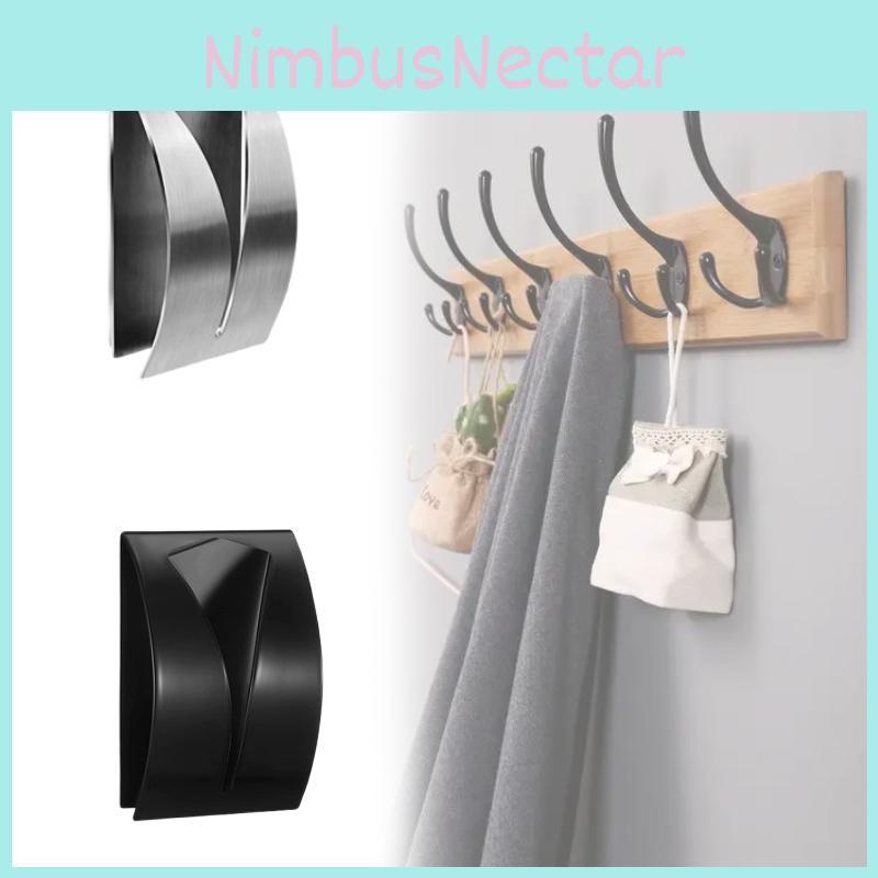 Stainless Durable Steel Door Hook Adhesive Design Towel Accessory Organization
