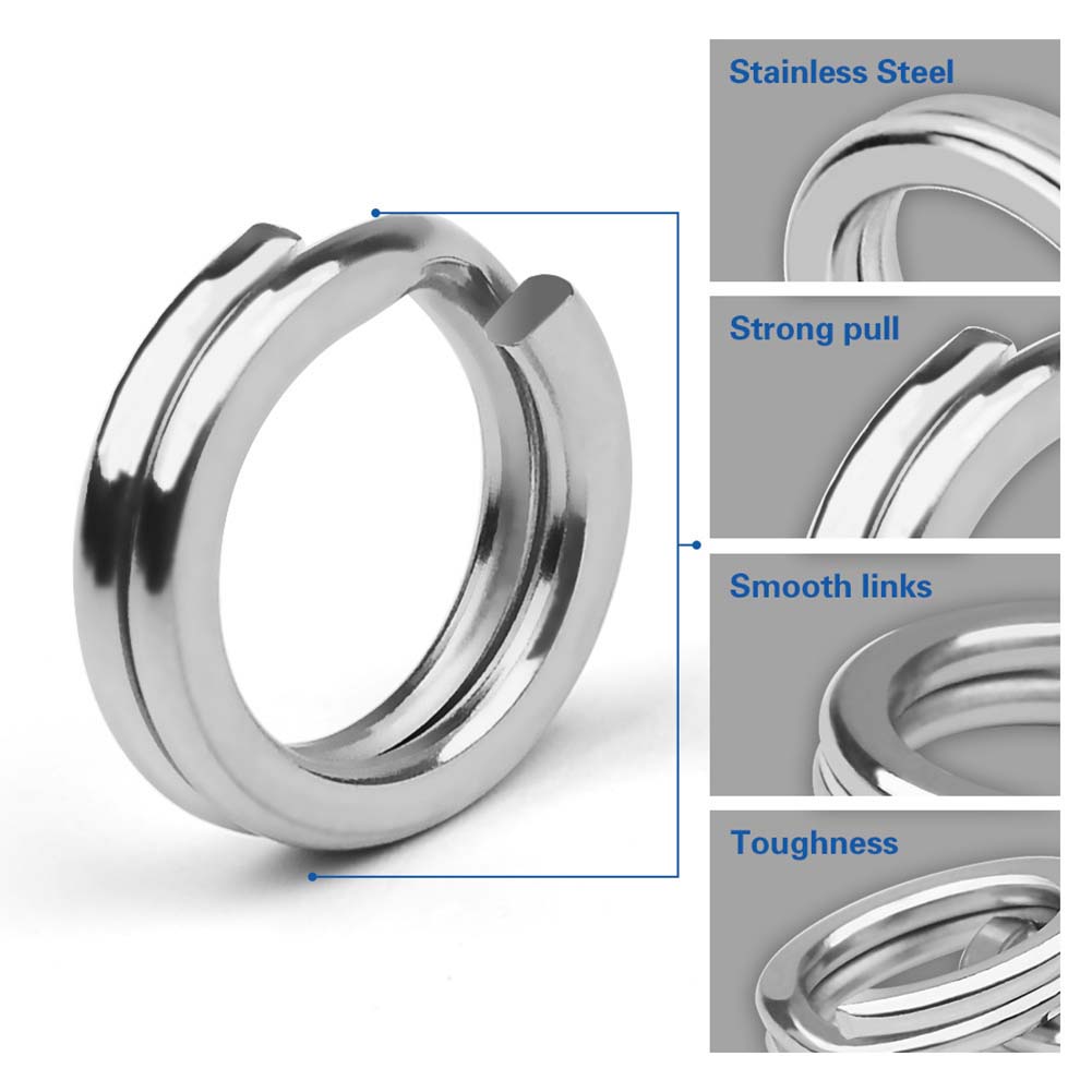 Fishing Hook Connection Ring Engineered for Natural Action